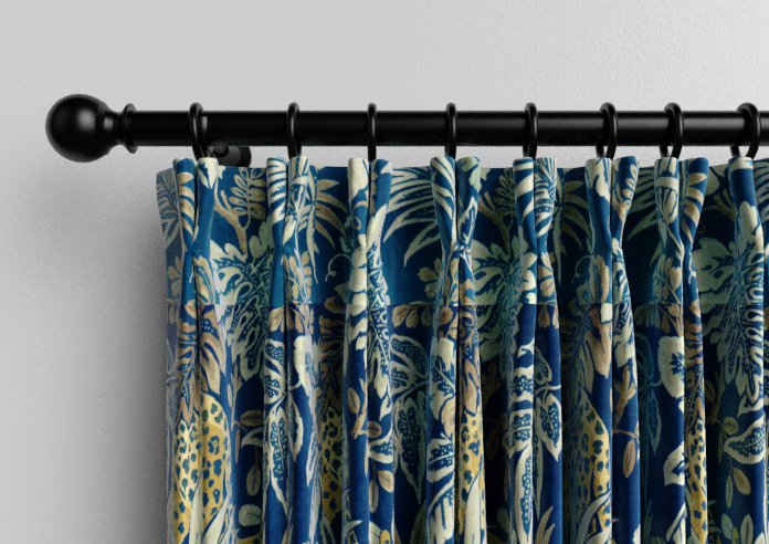 Leopard, Lapis - Made to Measure Curtain - Image 10